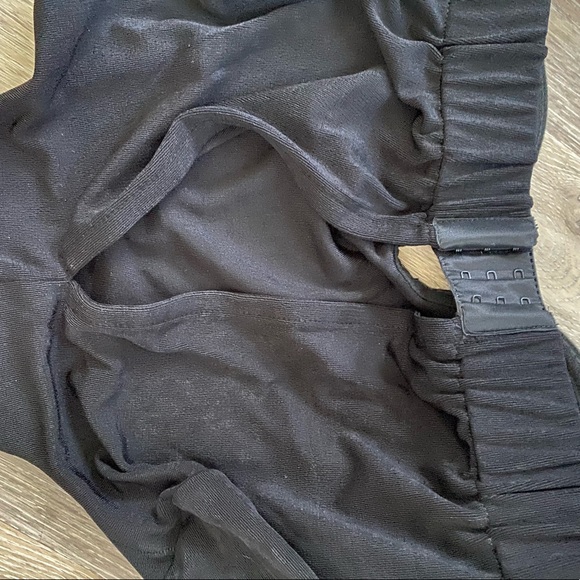 mirror palais turtleneck underwire bra top black size small - Picture 3 of 3